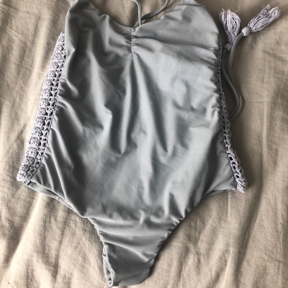 Gray Posh pua one piece
